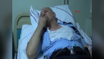 Hasta yakınının kafa attığı polis memuru travma geçirdi