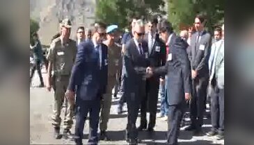 Hakkari'de şehit polisler için hazin tören