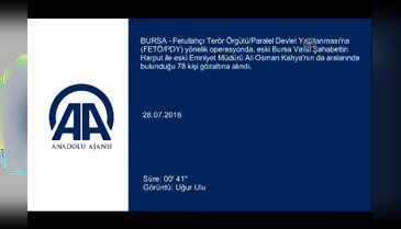 Eski Bursa Valisi ile eski İl Emniyet Müdürü gözaltında