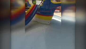 Küçük Lara'nın su kaydırağında parmağı koptu