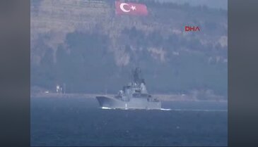 Rus savaş gemisi Ege'ye yol aldı