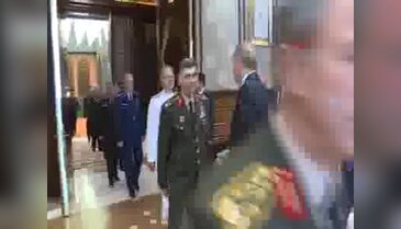 Cumhurbaşkanı Erdoğan, Genelkurmay Başkanı Akar ve beraberindeki heyeti kabul etti