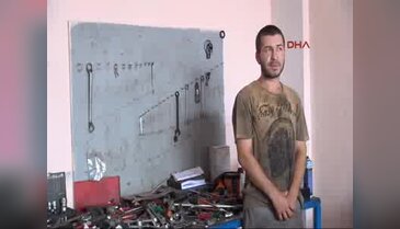 Ordudan ayrılan uzman çavuş sanayide çırak oldu