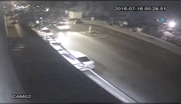 Çöp konteynerini siper edip halkı taradılar!