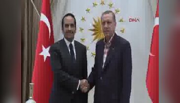 Cumhurbaşkanı Erdoğan, Katar Dışişleri Bakanı Al-Thani'yi kabul etti