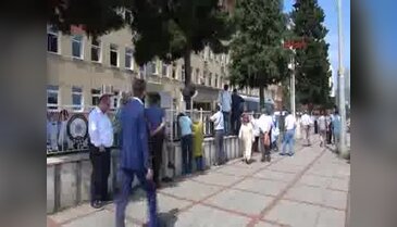 Rize'de gözaltına alınan 36 polis adliyeye sevk edildi