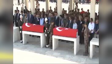 Ankara şehidini uğurladı
