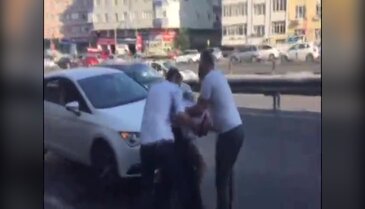 E-5'te yol verme kavgası