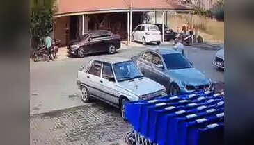 Marketten çıkarken tüfekli saldırıda yaralandı