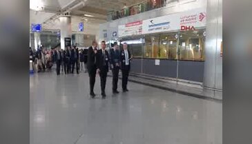 Rus heyeti Charter uçuşları için Atatürk Havalimanı'nda