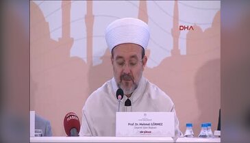Diyanet İşleri Başkanı Görmez,  Olağanüstü Din Şurası sonuç bildirgesini açıkladı - 3