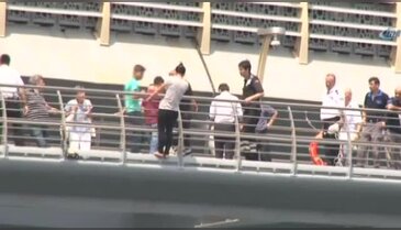 Haliç Köprüsü'nde korkulu anlar!