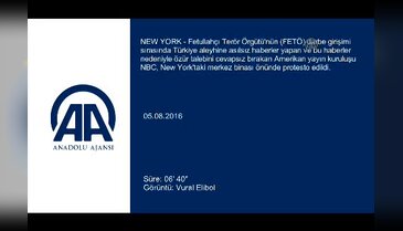NBC New York'ta protesto edildi