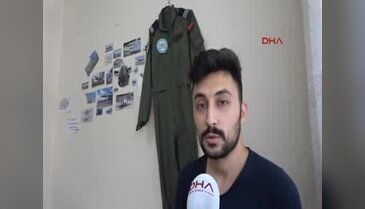 FETÖ'nün pilotluk hayalini yıktığı öğrencinin uçuş tulumu başucunda