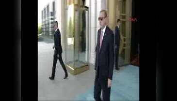 Cumhurbaşkanı Erdoğan, Kazakistan Cumhurbaşkanı Nazarbayev'i resmi törenle karşıladı - 1