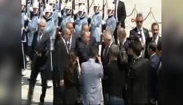 Cumhurbaşkanı Erdoğan, Kazakistan Cumhurbaşkanı Nazarbayev'i resmi törenle karşıladı - 2