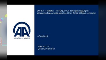 Bursa'da 19 FETÖ'cü hakim karşısında
