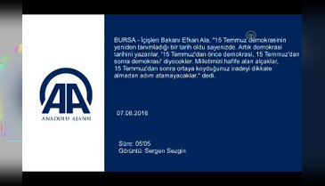 65 bin kişi Bursa 15 Temmuz Demokrasi Meydanı'na akın etti