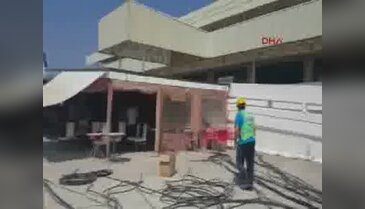 Dalaman Havalimanı İç Hatlar esnafından mağduruz eylemi