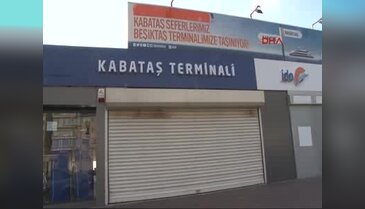 Kabataş iskelesi kapatıldı