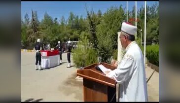 Mardin Kızıltepe de şehit olan polis memuru Nurettin Tekin için cenaze töreni - 3