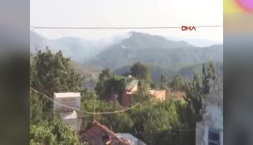 Suriye'de çıkan yangın Yayladağı sınırına ilerliyor