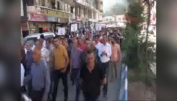 Hakkarililerin protestosu sürüyor