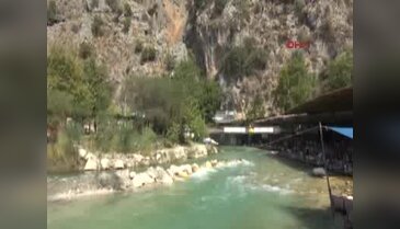 Saklıkent'te rafting heyecanı