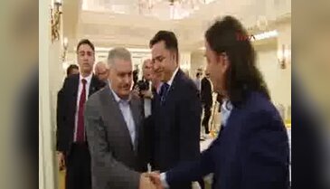 Binali Yıldırım, Çankaya Köşkü'nde medya temsilcileri ile bir araya geldi - 2