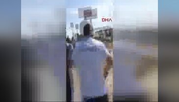 Saldırıya uğrayan Beşiktaş taraftarlarının görüntüleri