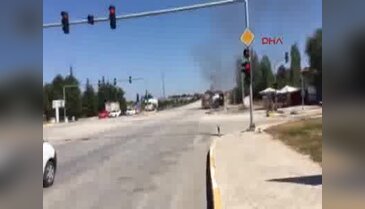 Akaryakıt tankerindeki yangın korkuttu