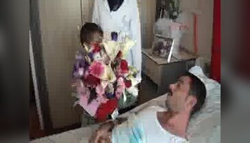 Yaklaşık iki yıldır oğlunu görmeyen 15 Temmuz gazisi babaya büyük sürpriz