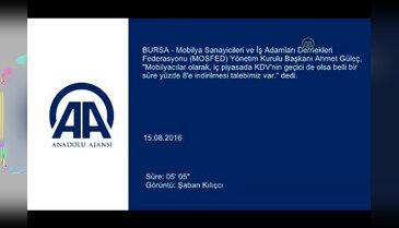 Bursa'da mobilyacılar KDV indirimi bekliyor