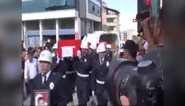 Şehit polis memuru Ahmet Gülbahar ve  oğlu Hüseyin Utku'nun cenazeleri, toprağa verildi