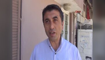 Sarıgöl'de fay hattının zarar verdiği binaların yıkımına başlandı