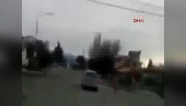 Öfkeli kocadan böyle kaçtı