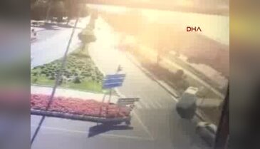 Elazığ'da patlama anı
