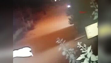 Bombalı aracın patlama anı mobese kamerasında