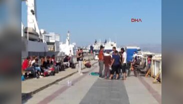 Çeşme'de 61 mülteci yakalandı