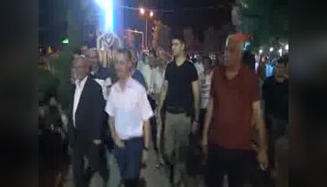 Siirt'te vatandaşlardan huzur nöbeti