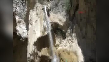 Mersin'deki Uçansu Şelalesi tümüyle görüntülendi