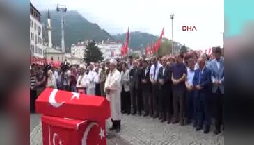 Ordulu şehit uzman çavuş, gözyaşlarıyla uğurlandı