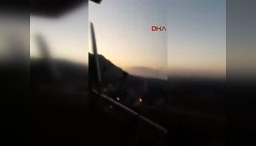 Tunceli'de çatışma anı görüntüleri