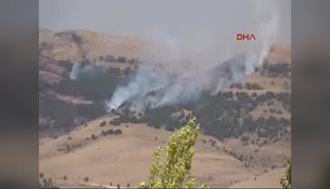 Köylülerden yangın tepkisi