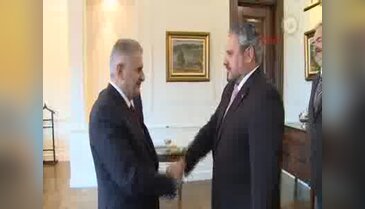 Başbakan Yıldırım, Moldova Başbakan Yardımcısı Andrei Galbur'u kabul etti