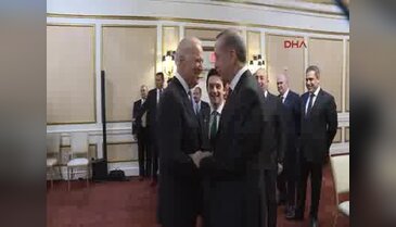 Cumhurbaşkanı Erdoğan  ve ABD Başkan Yardımcısı Joe Biden  görüşmesi