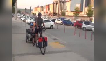 Bin kilometre pedal çevirerek Bursa'ya ulaştılar