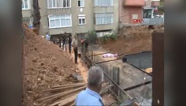 Maltepe'de toprak kayması: 1 ölü