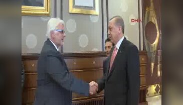 Erdoğan, Romanya ve Polonya Dışişleri Bakanını kabul etti