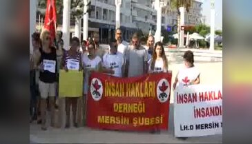 Suriyeli çocuğa cinsel tacize protesto